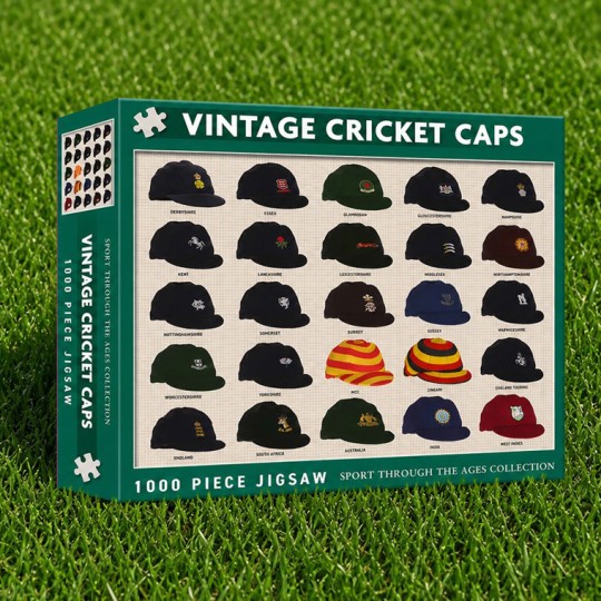Vintage Cricket Caps 1000 Piece Jigsaw