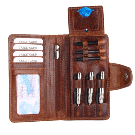 Leather Darts Wallet