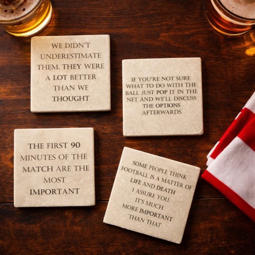 Football Quotes Coasters