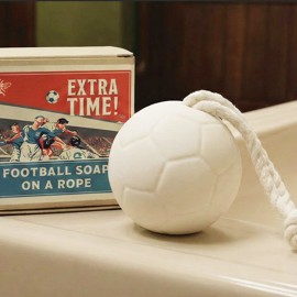 Football Soap on a Rope
