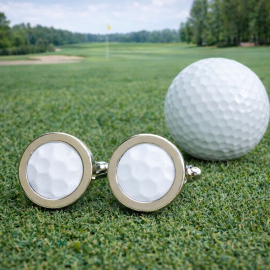 Genuine Golf Ball Cufflinks