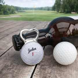 Personalised Golf Ball Bottle Opener