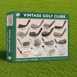 Vintage Golf Clubs 1000 Piece Jigsaw