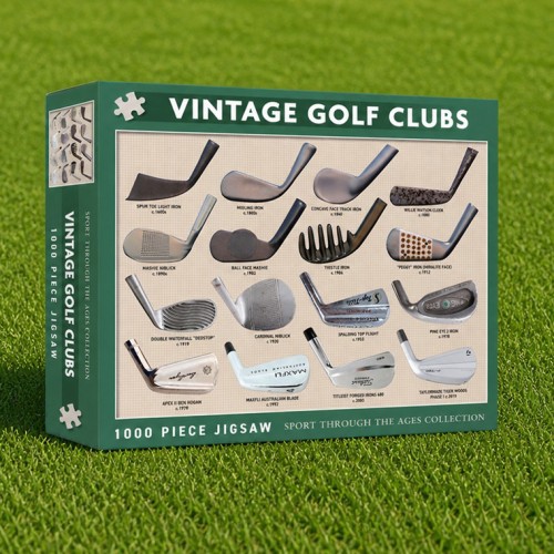 Vintage Golf Clubs 1000 Piece Jigsaw