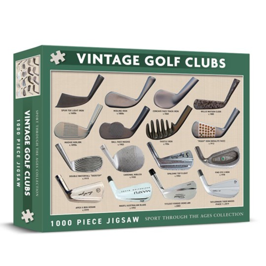 Vintage Golf Clubs 1000 Piece Jigsaw