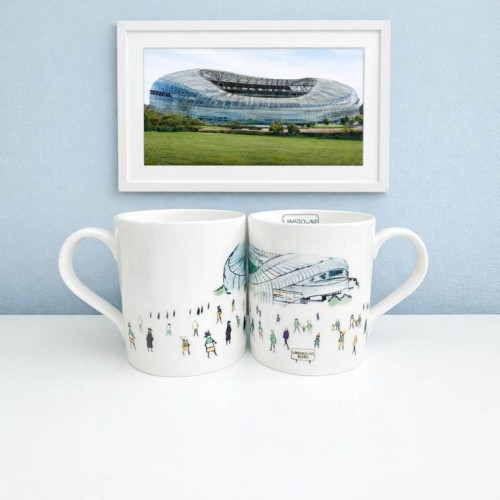 Lansdowne Road Stadium Irish Rugby Mug Lansdowne Road Stadium Irish Rugby Mug
