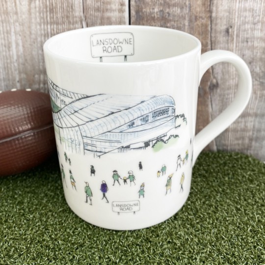 Lansdowne Road Stadium Irish Rugby Mug 