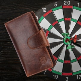 Leather Darts Wallet