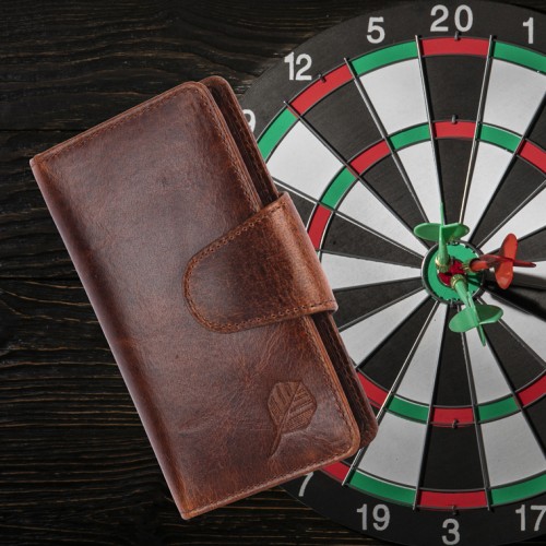 Leather Darts Wallet