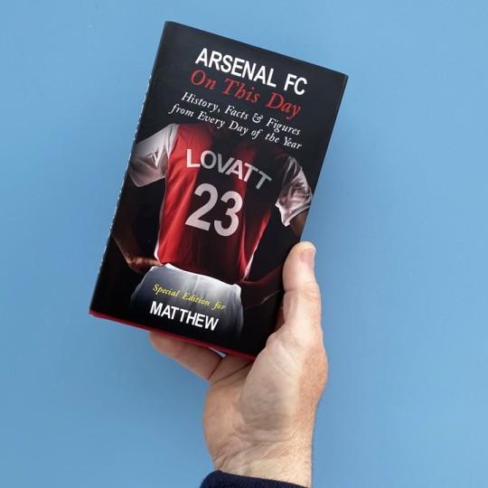 Personalised On This Day Football Team Book - 10 teams