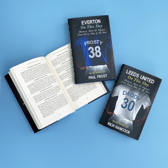 Personalised On This Day Football Team Book - 10 teams