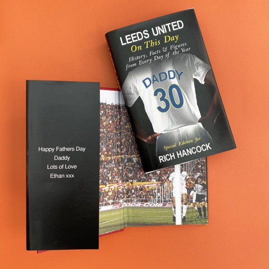 Personalised On This Day Football Team Book - 13 teams