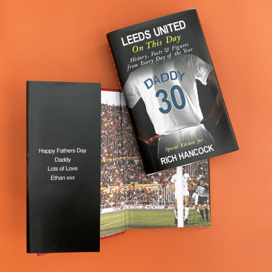 Personalised On This Day Football Team Book - 10 teams