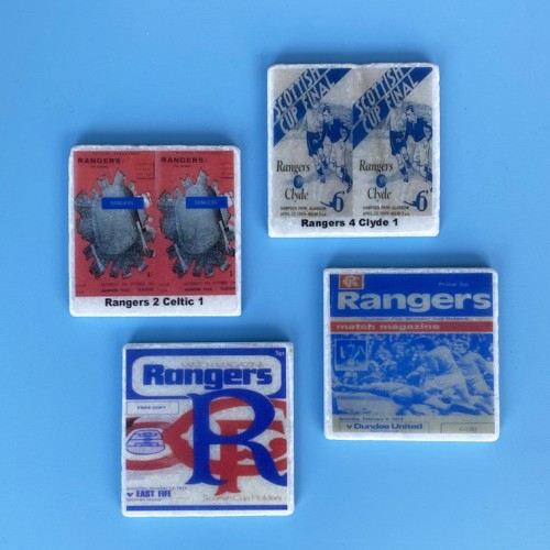 Rangers Football Coasters