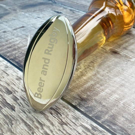 Personalised Rugby Ball Bottle Opener Personalised Rugby Ball Bottle Opener