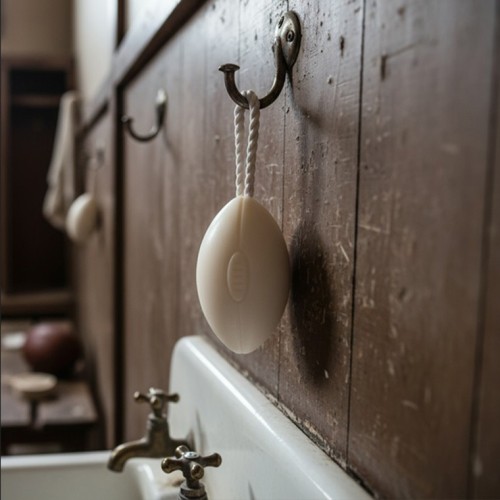 Rugby Ball Soap on a Rope Rugby Ball Soap on a Rope