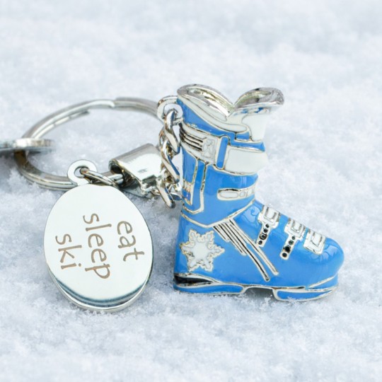 Personalised Ski Boot keyring