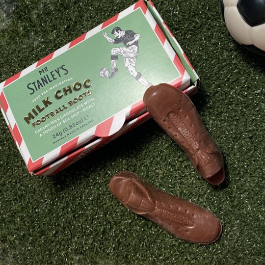 Mr Stanley's MIlk Chocolate Football Boots