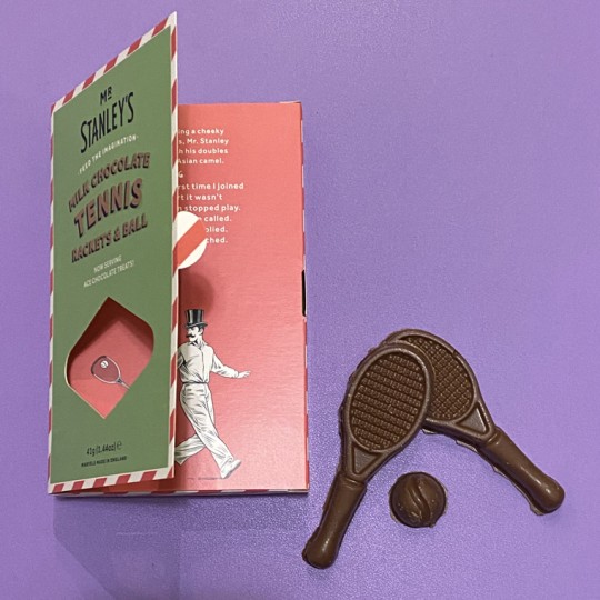 Mr Stanley's Chocolate Tennis Racquets