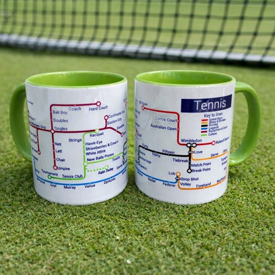 Metro Tennis Mug