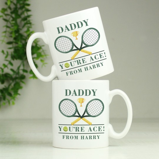 Personalised Tennis Mug