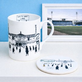 White Hart Lane Football  New & Old Stadium Mug 