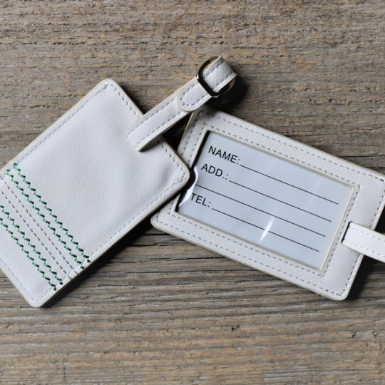 Cricket Luggage Tag White