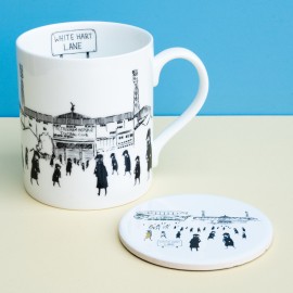 White Hart Lane Football  New & Old Stadium Mug 